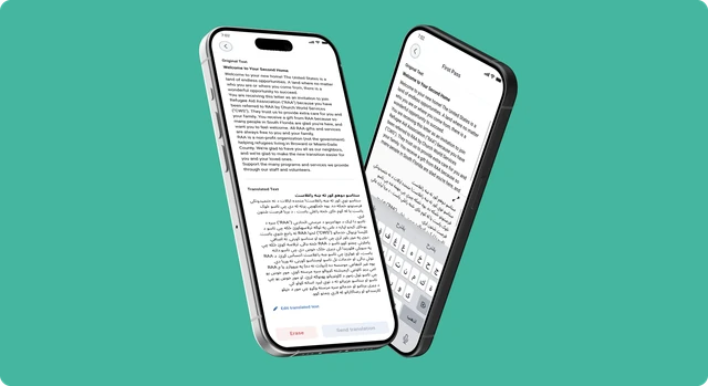FirstPass extracted source text and editable translation