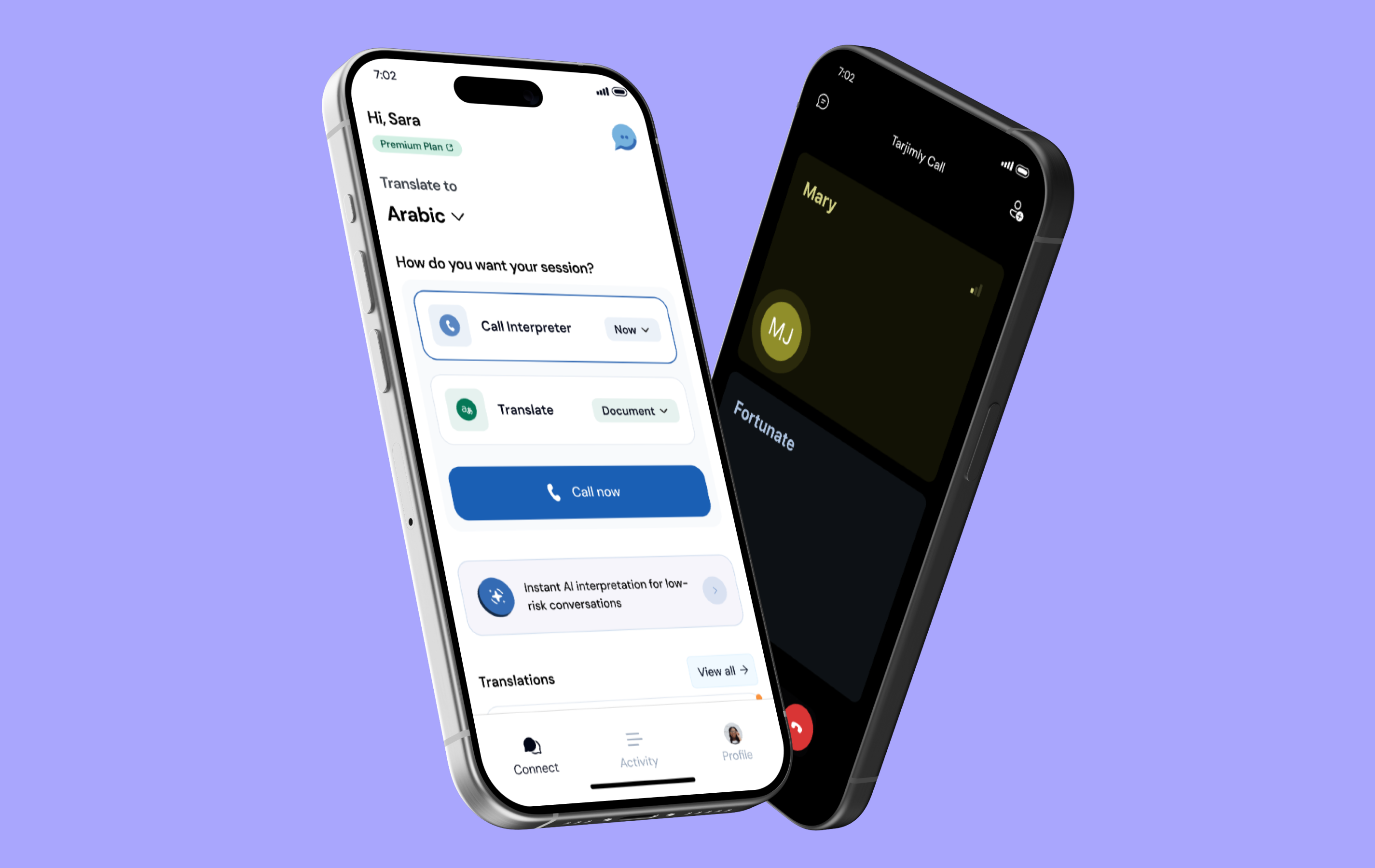 Helping people get to language support faster when the situation is already stressful.