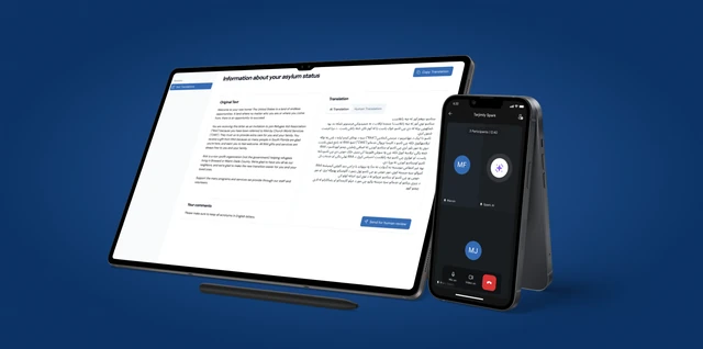 Spark AI translation interface