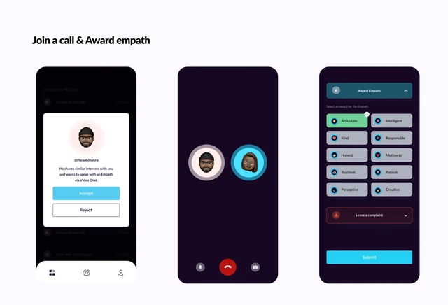 Qiiper — Joining a conversation and interacting during a call