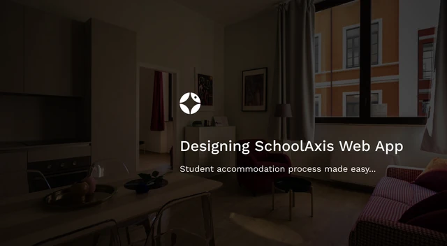 SchoolAxis web app case study cover